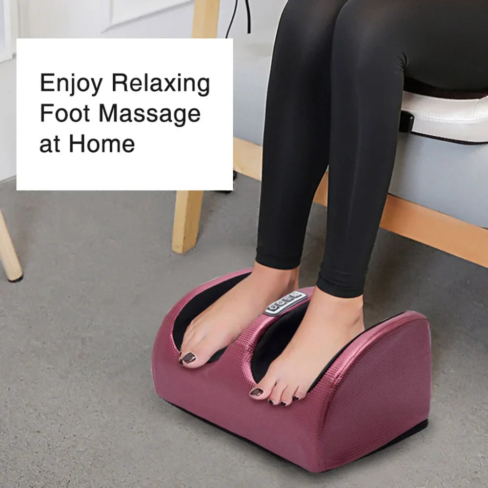 Health Care Foot Pain Relaxation Foot Massager With Infrared Heating Roller