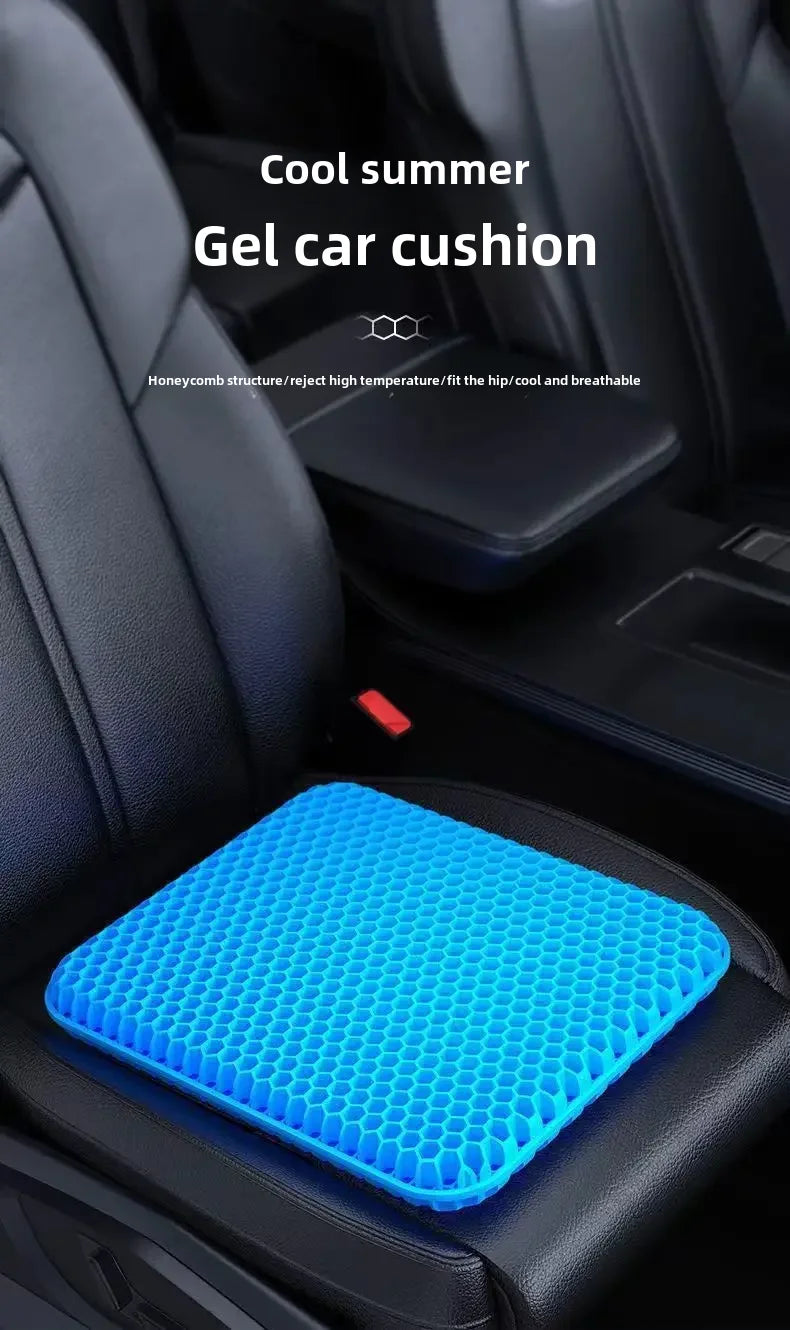 Breathable Cool Car Seat Cushion Summer Silicone Ice Cool Pad